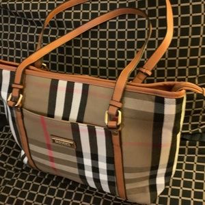 Plaid Tote